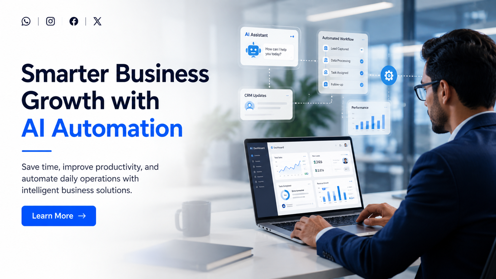 Read more about the article Benefits of AI Automation for Small and Medium Businesses