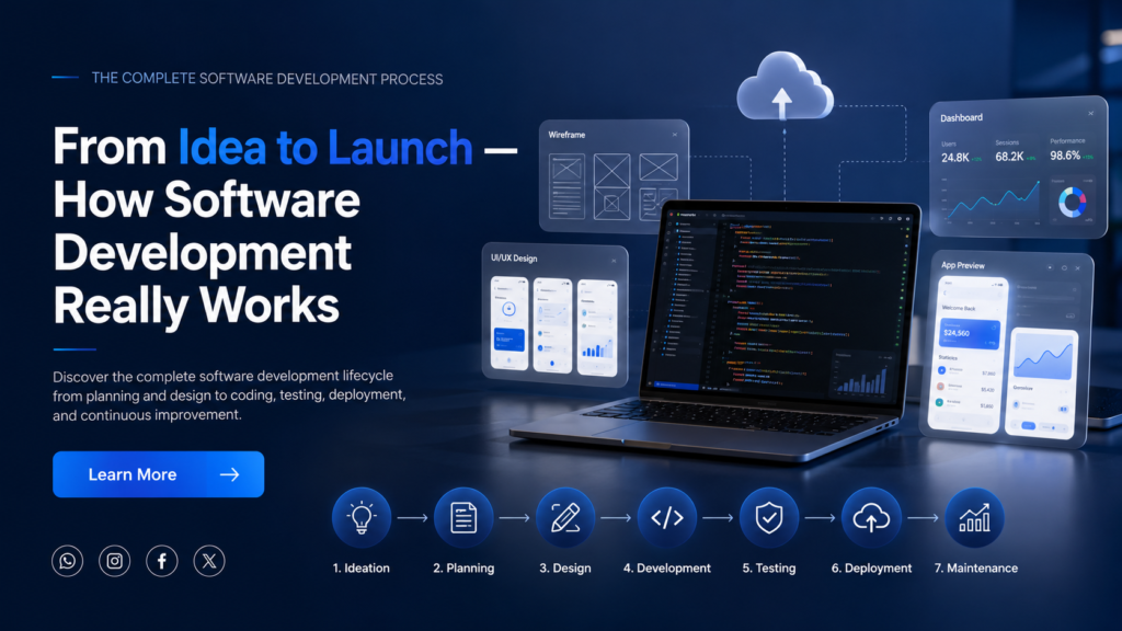 How Software Development Works: Full Process Explained Step by Step