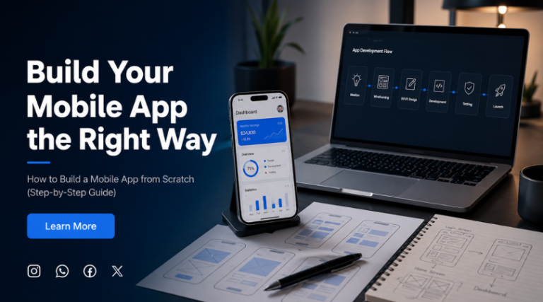 How to Build a Mobile App from Scratch (Step-by-Step Guide)