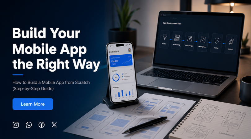 How to Build a Mobile App from Scratch (Step-by-Step Guide)