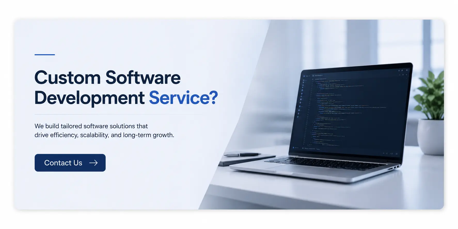 Custom Software Development CTA