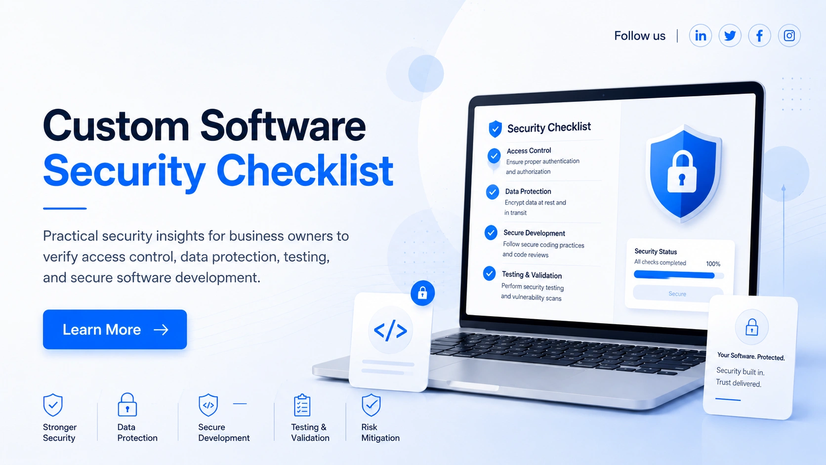 You are currently viewing Custom Software Security Checklist for Business Owners