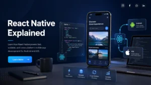 Read more about the article What is React Native and How It Works: Complete Guide for Businesses and Developers